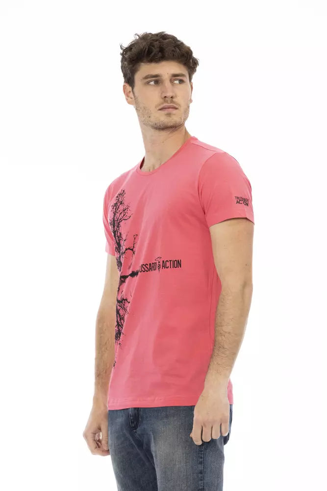 Trussardi Action Multicolor Cotton Men T-Shirt | Regal Royce