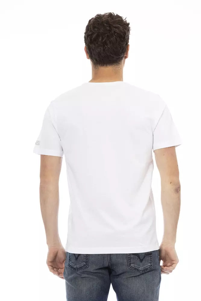Trussardi Action White Cotton Men's T-Shirt | Regal Royce