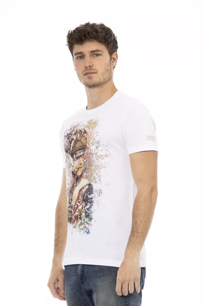 Trussardi Action White Cotton T-Shirt | Regal Royce