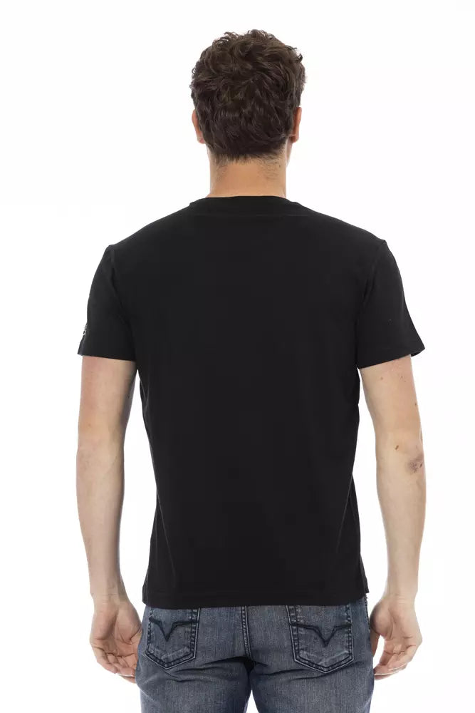 Trussardi Action Black Cotton Men's T-Shirt | Regal Royce