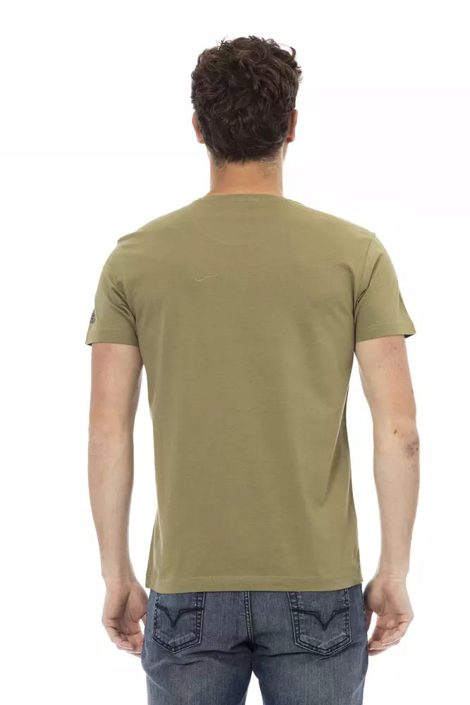 Trussardi Action Green Cotton Men's T-Shirt | Regal Royce