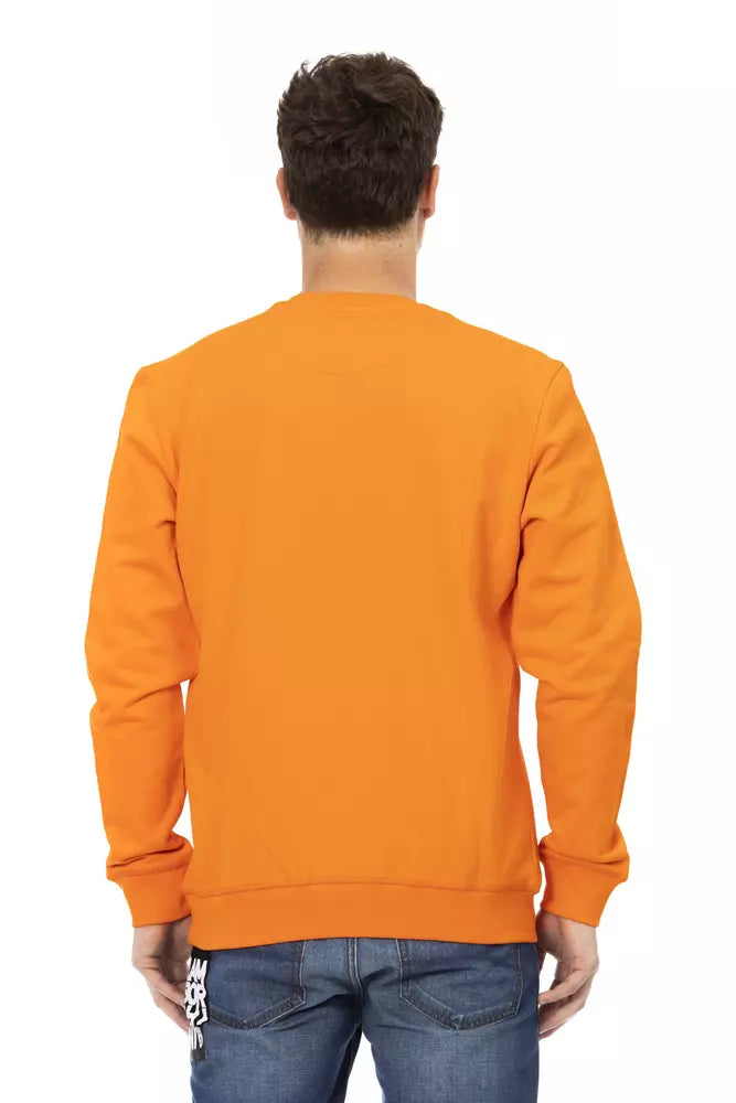 Automobili Lamborghini Orange Cotton Men's Sweater | Regal Royce