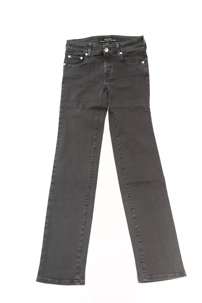 Jacob Cohen Black Cotton Women Jeans | Regal Royce