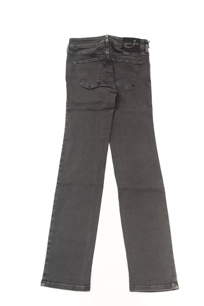 Jacob Cohen Black Cotton Women Jeans | Regal Royce