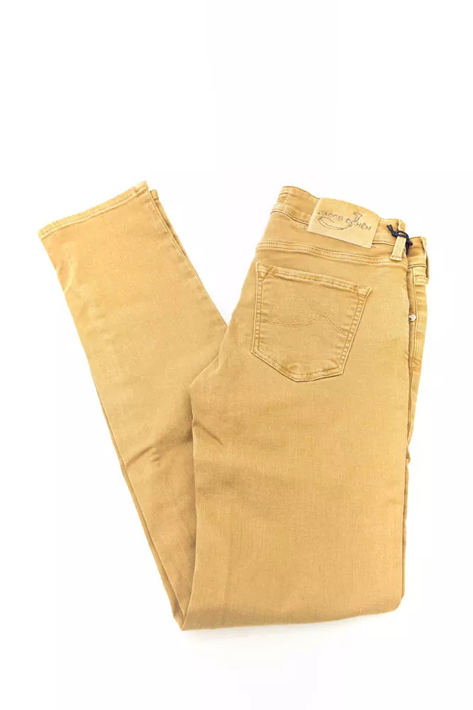 Jacob Cohen Beige Cotton Women Jeans | Regal Royce