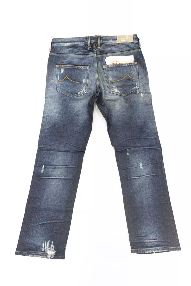 Jacob Cohen Blue Cotton Jeans & Pant | Regal Royce