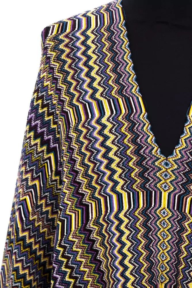 Missoni Multicolor Wool Women Poncho | Regal Royce