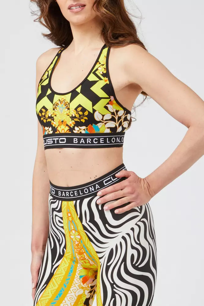 Custo Barcelona Yellow Polyamide Women Top | Regal Royce