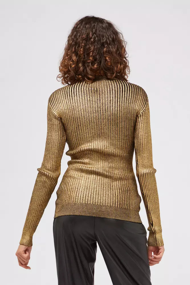 Custo Barcelona Gold Wool Women Sweater | Regal Royce