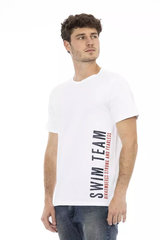 Bikkembergs White Cotton T-Shirt