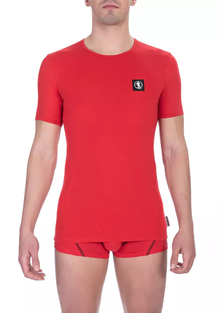 Bikkembergs Red Cotton T-Shirt