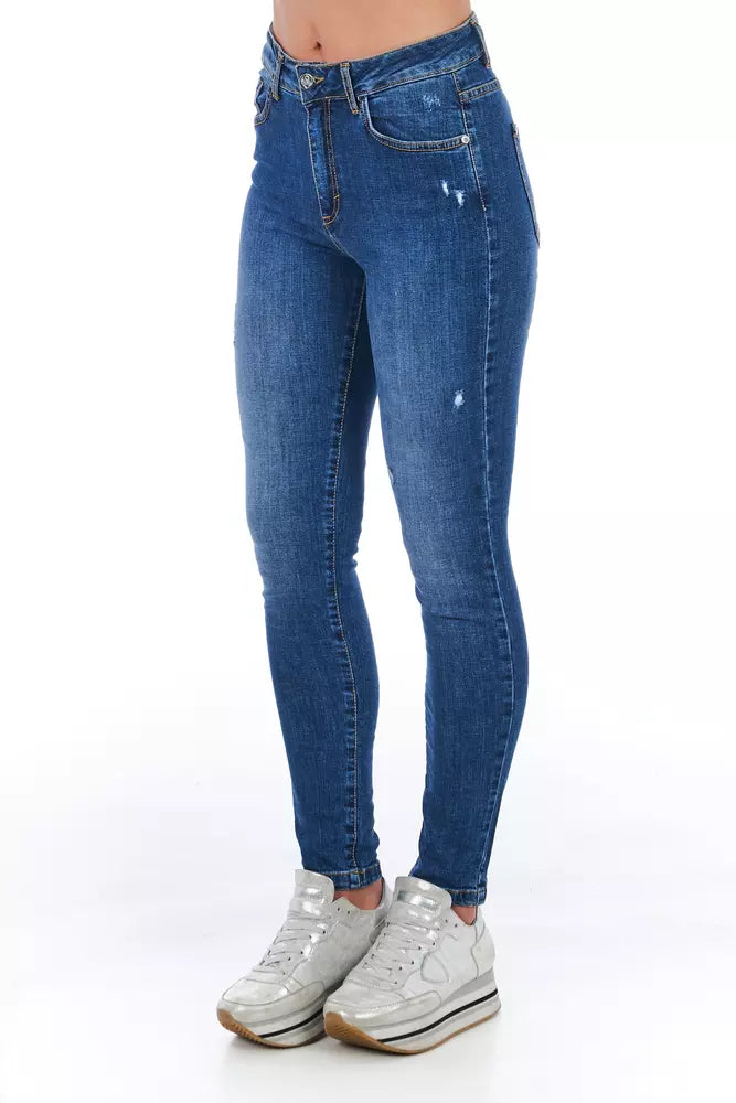 Frankie Morello Blue Denim Women Jeans | Regal Royce