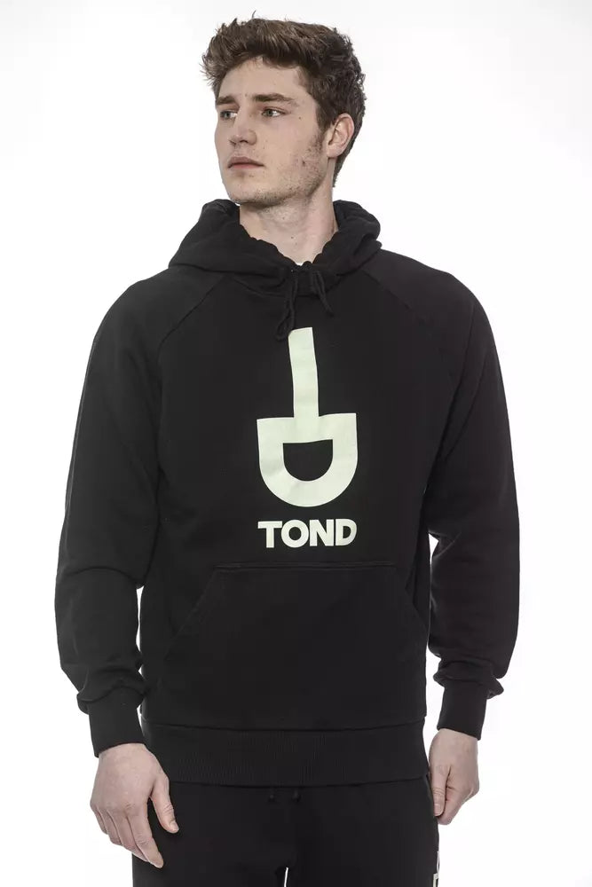 Tond Black Cotton Men Sweater | Regal Royce