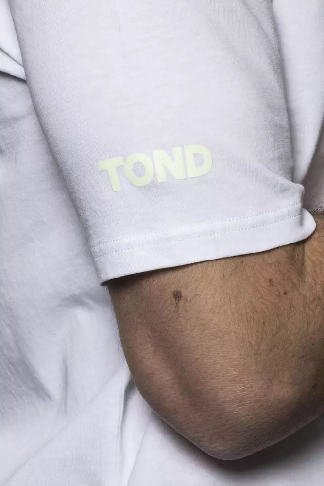 Tond White Cotton Men T-Shirt | Regal Royce