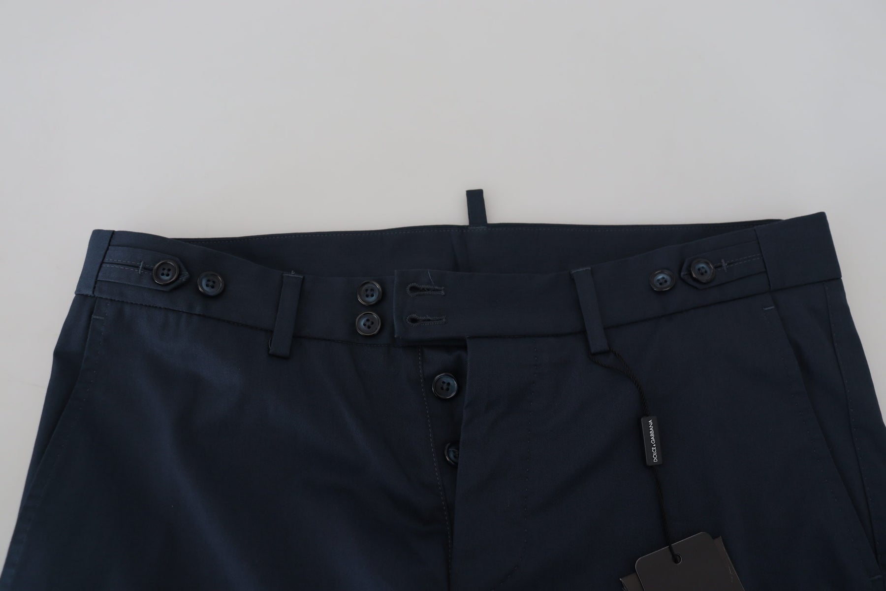 Dolce & Gabbana Blue Bermuda Low Waist Men Shorts | Regal Royce