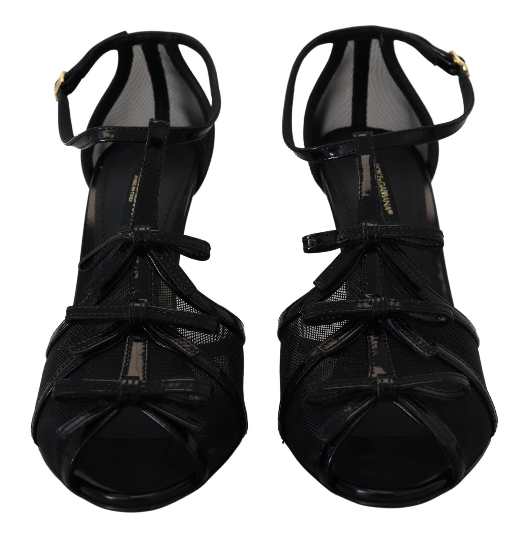 Dolce & Gabbana Black Stiletto High Heels Sandals Shoes | Regal Royce