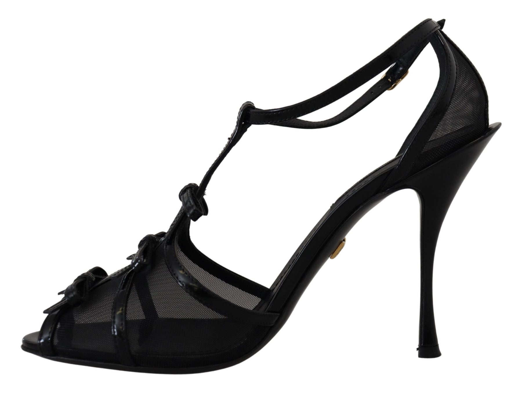 Dolce & Gabbana Black Stiletto High Heels Sandals Shoes | Regal Royce