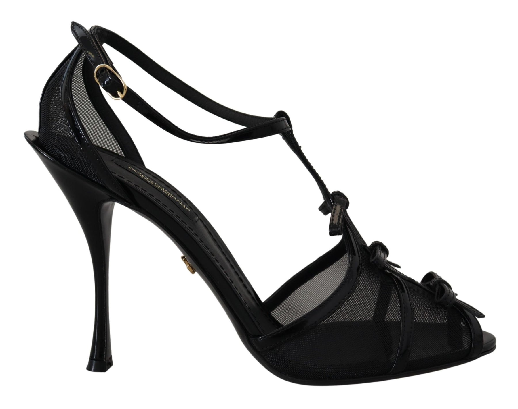 Dolce & Gabbana Black Stiletto High Heels Sandals Shoes | Regal Royce