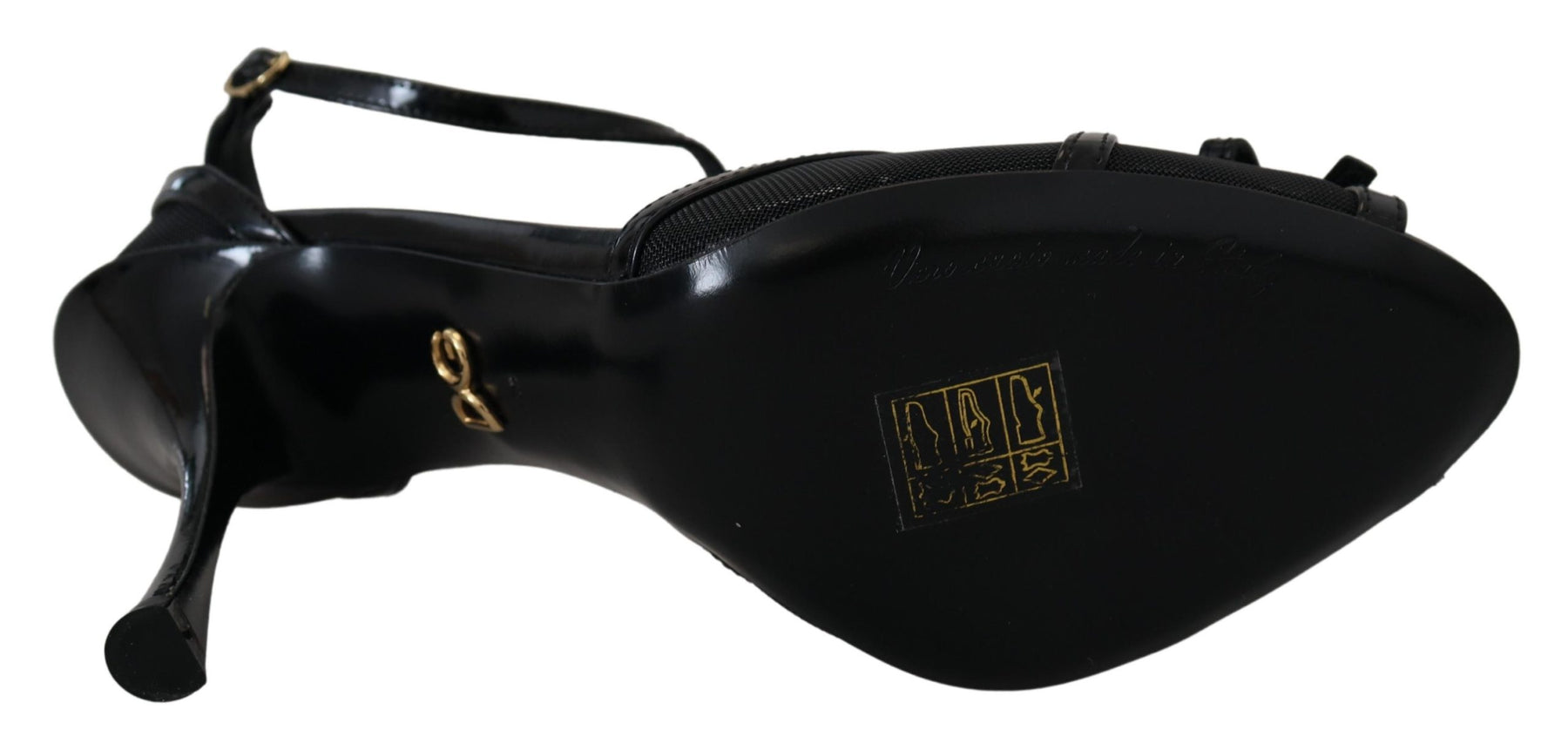 Dolce & Gabbana Black Stiletto High Heels Sandals Shoes | Regal Royce