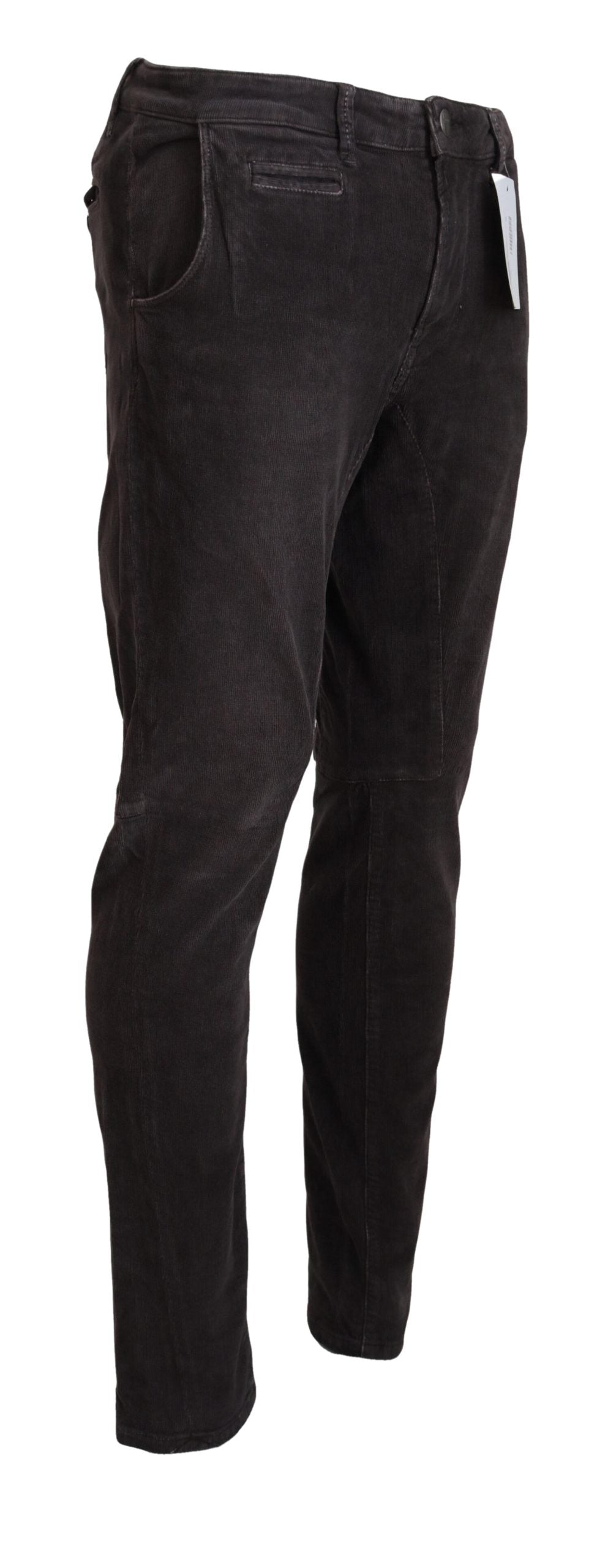 Acht Brown Cotton Straight Fit Men Casual Pants | Regal Royce