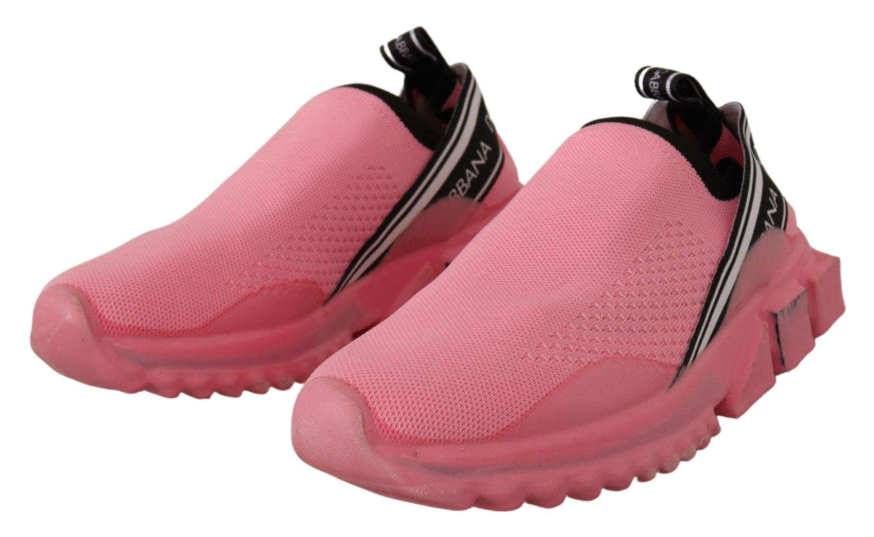Dolce & Gabbana Pink Low Top Slip On Casual Sorrento Sneakers | Regal Royce
