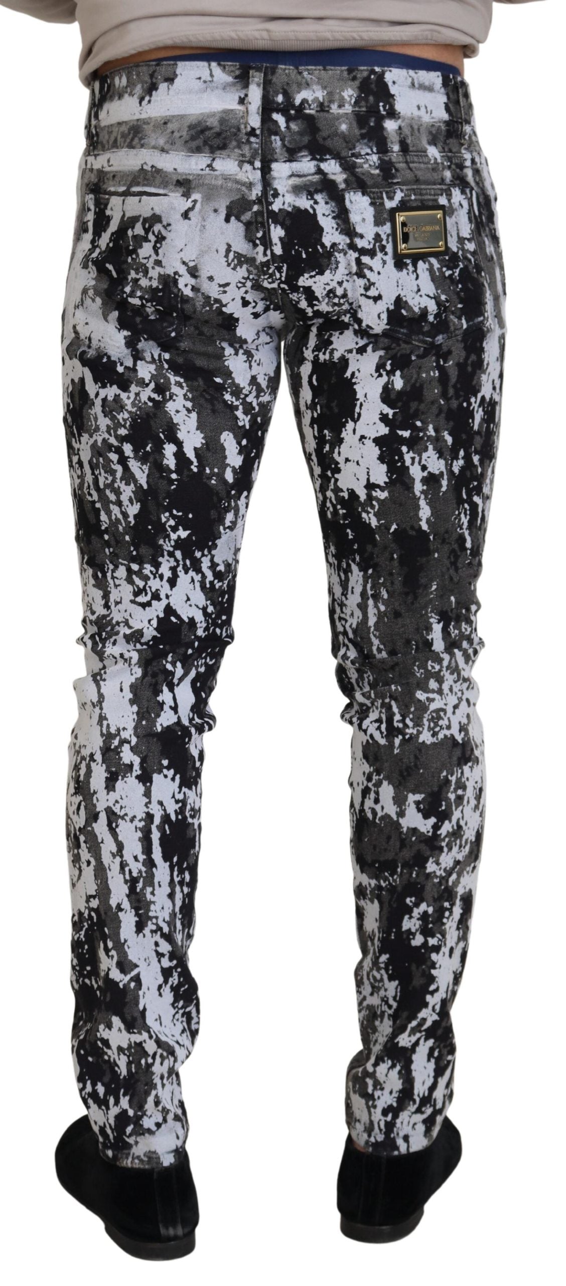Dolce & Gabbana Multicolor Cotton Tie Dye Skinny Denim Jeans | Regal Royce
