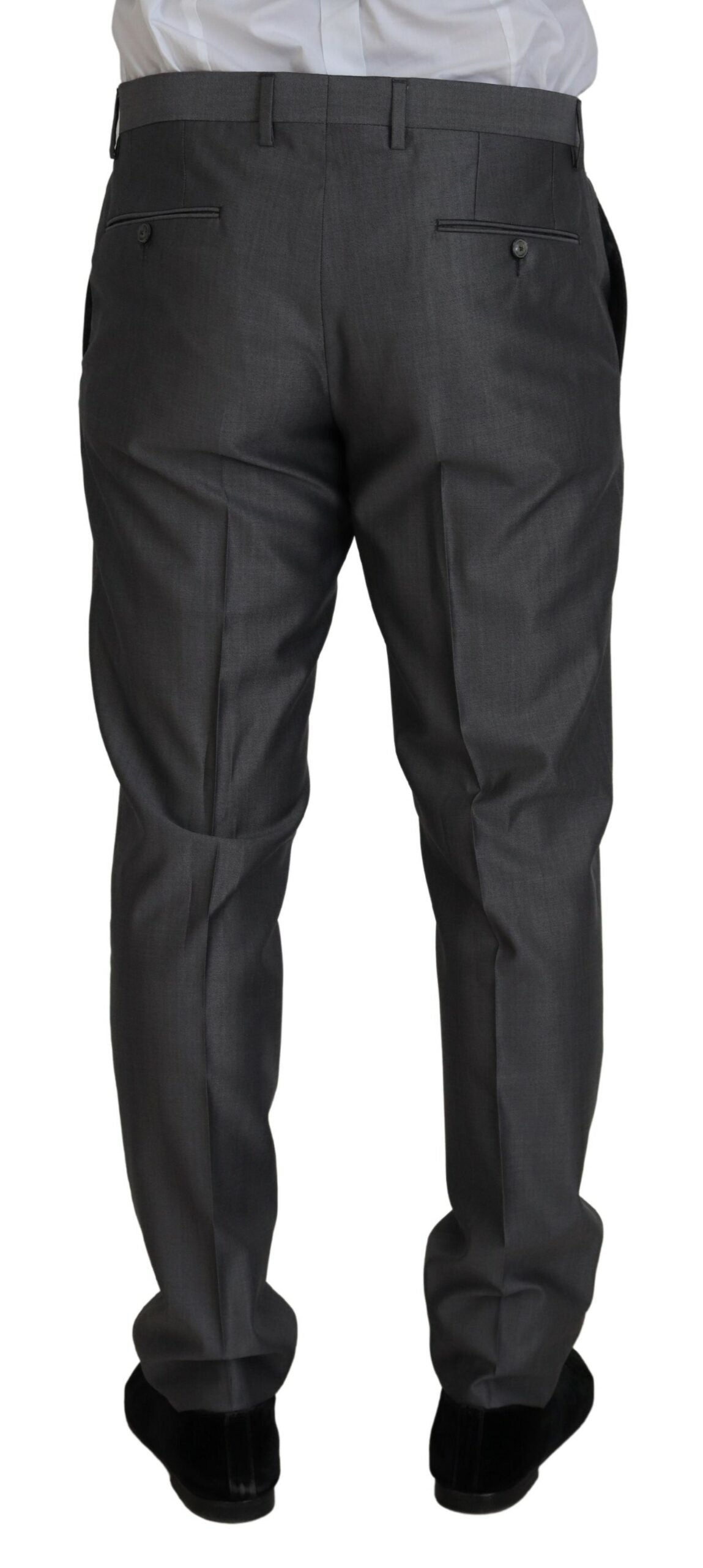 Dolce & Gabbana Gray SICILIA 3 Piece Slim Fit Suit | Regal Royce