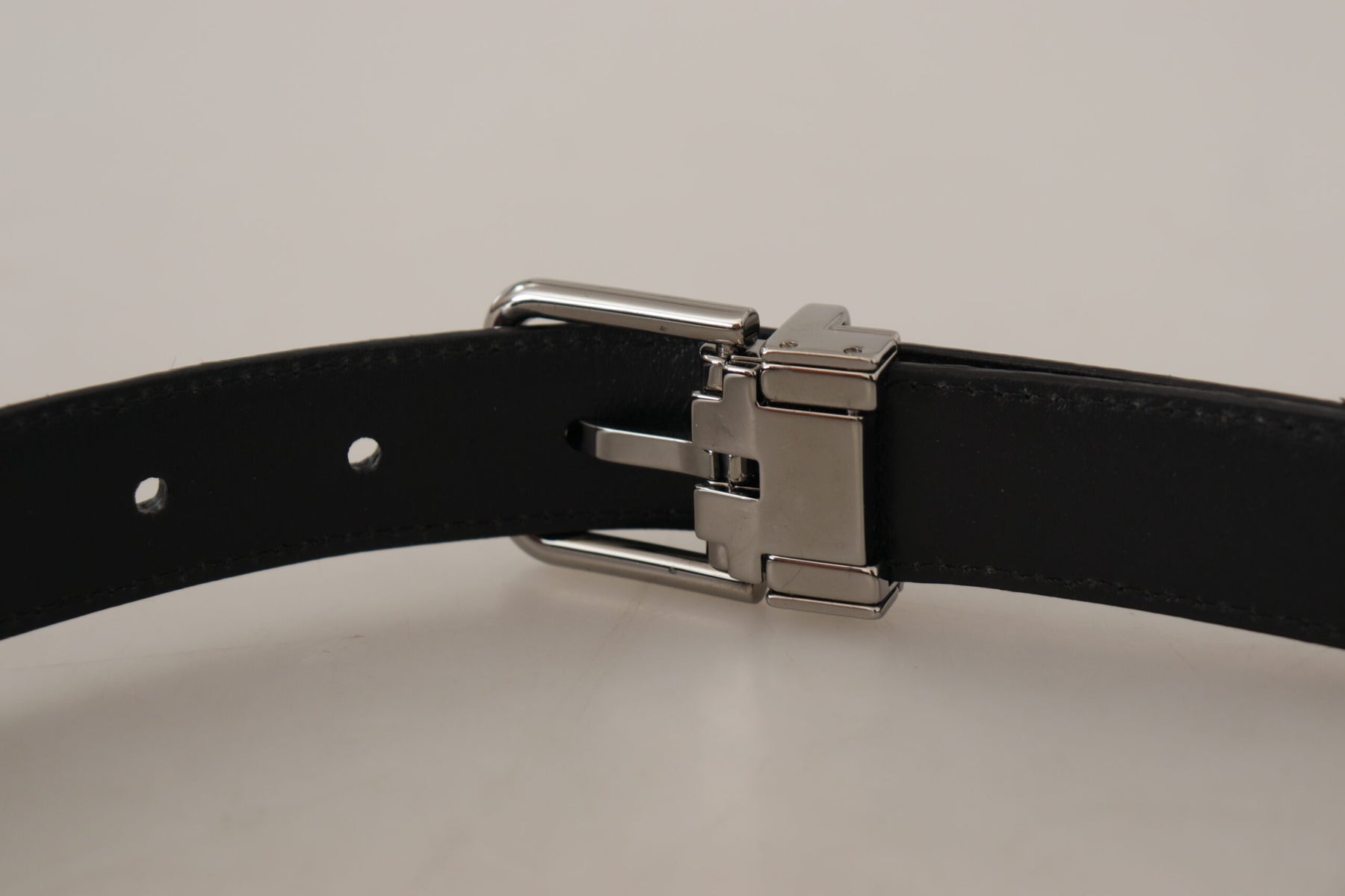 Dolce & Gabbana Red Exotic Leather Metal Logo Buckle Belt | Regal Royce