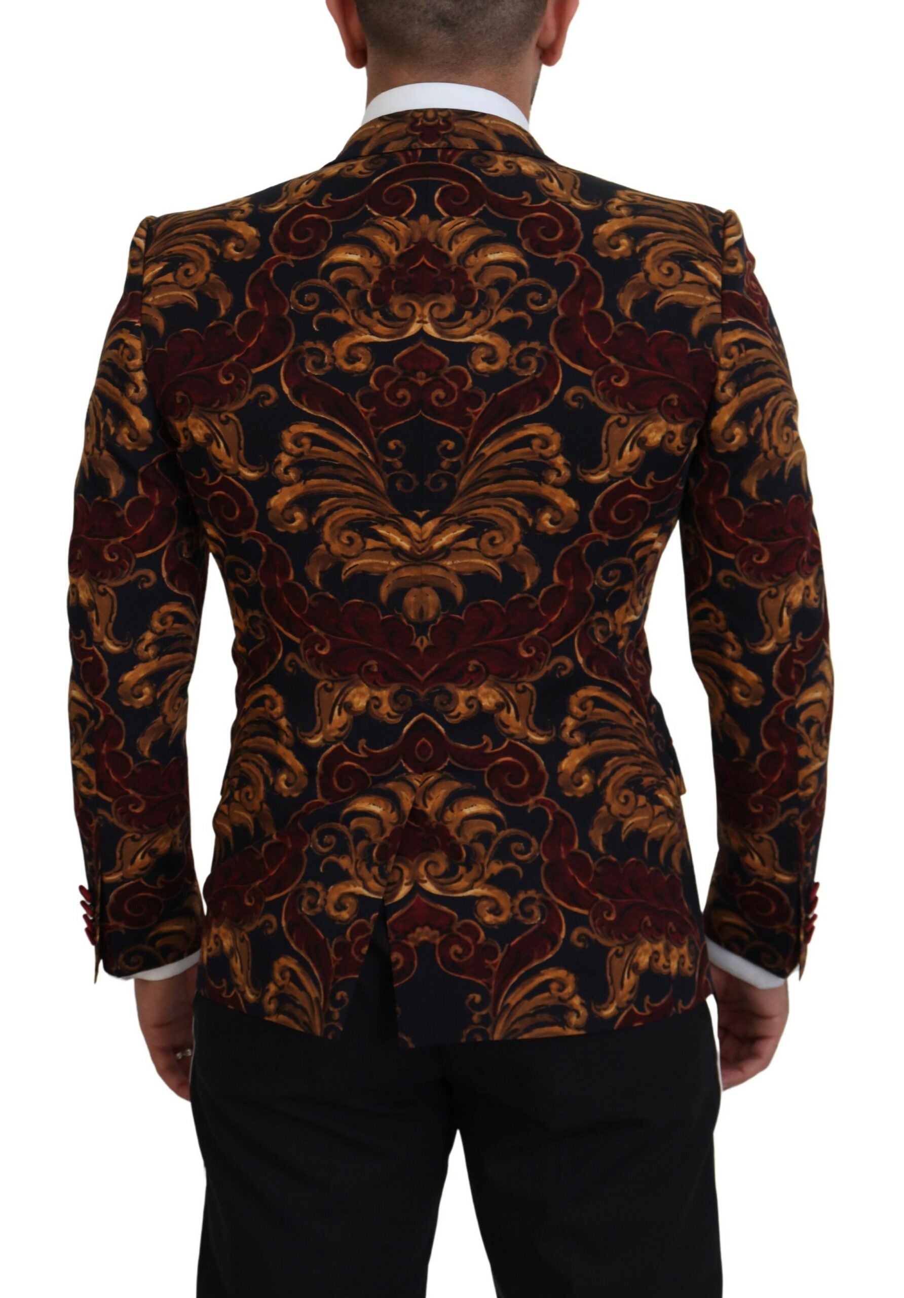 Dolce & Gabbana Multicolor Floral Single Breasted Martini Blazer | Regal Royce