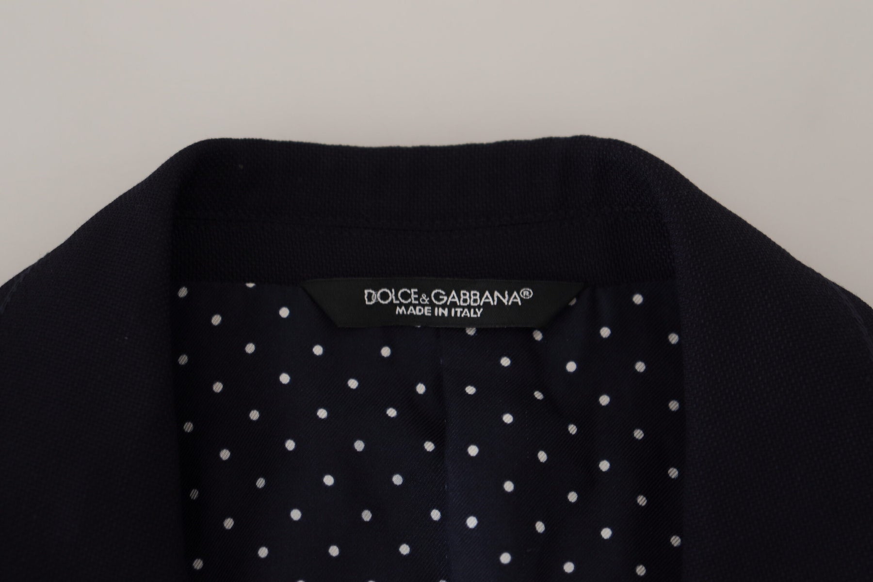 Dolce & Gabbana Blue Wool Formal Taormina Blazer | Regal Royce