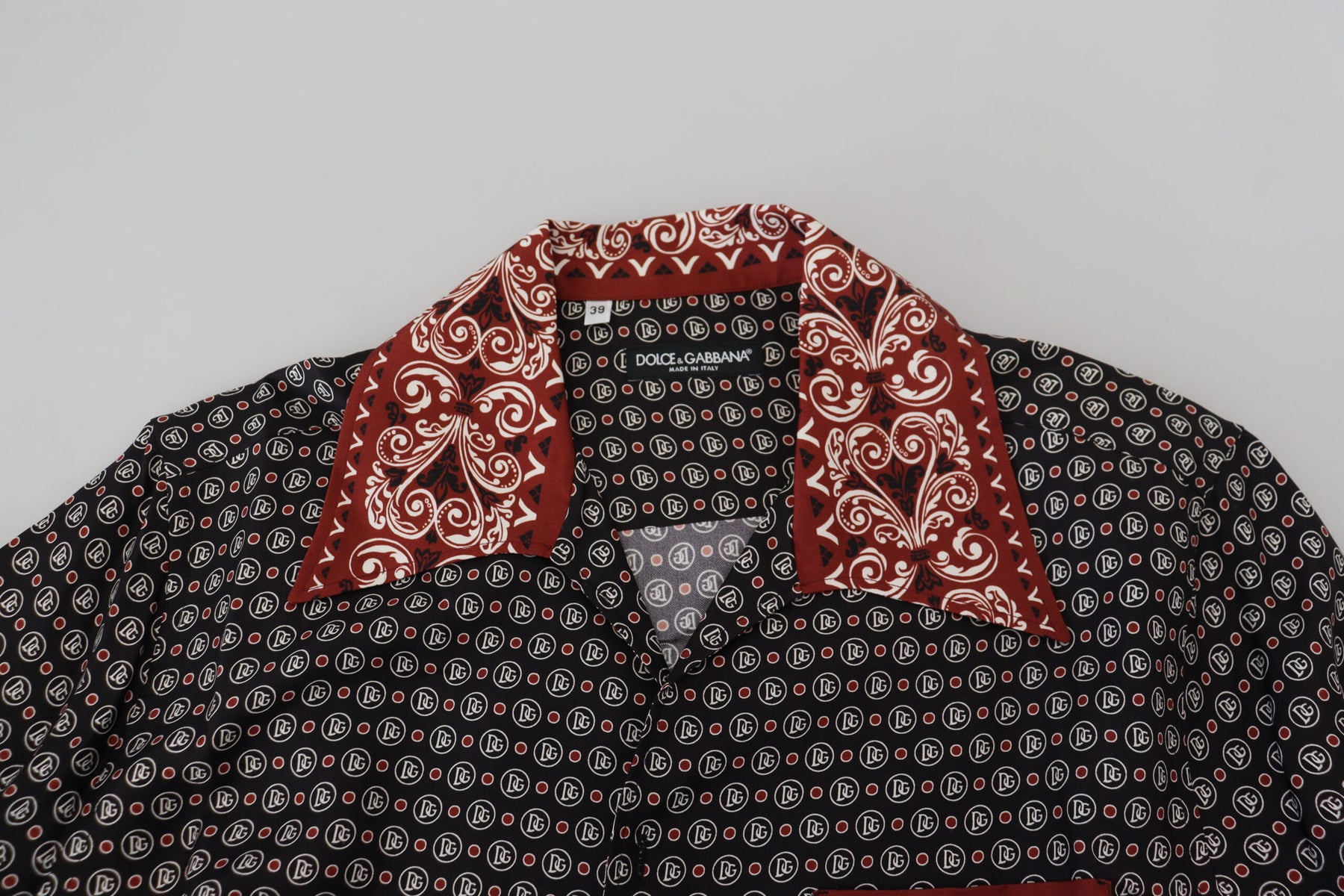 Dolce & Gabbana Multicolor Patterned Silk Casual Shirt | Regal Royce