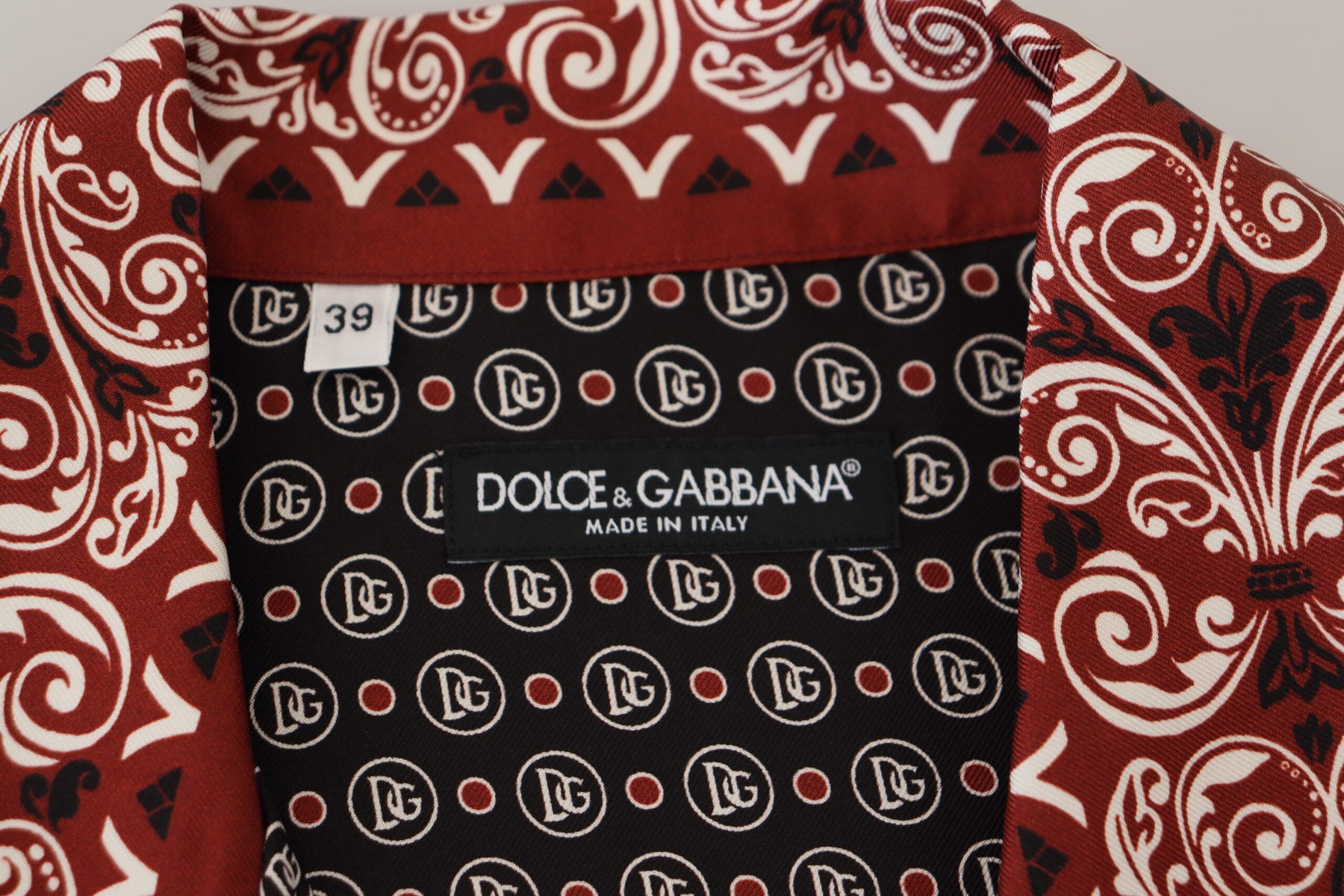 Dolce & Gabbana Multicolor Patterned Silk Casual Shirt | Regal Royce