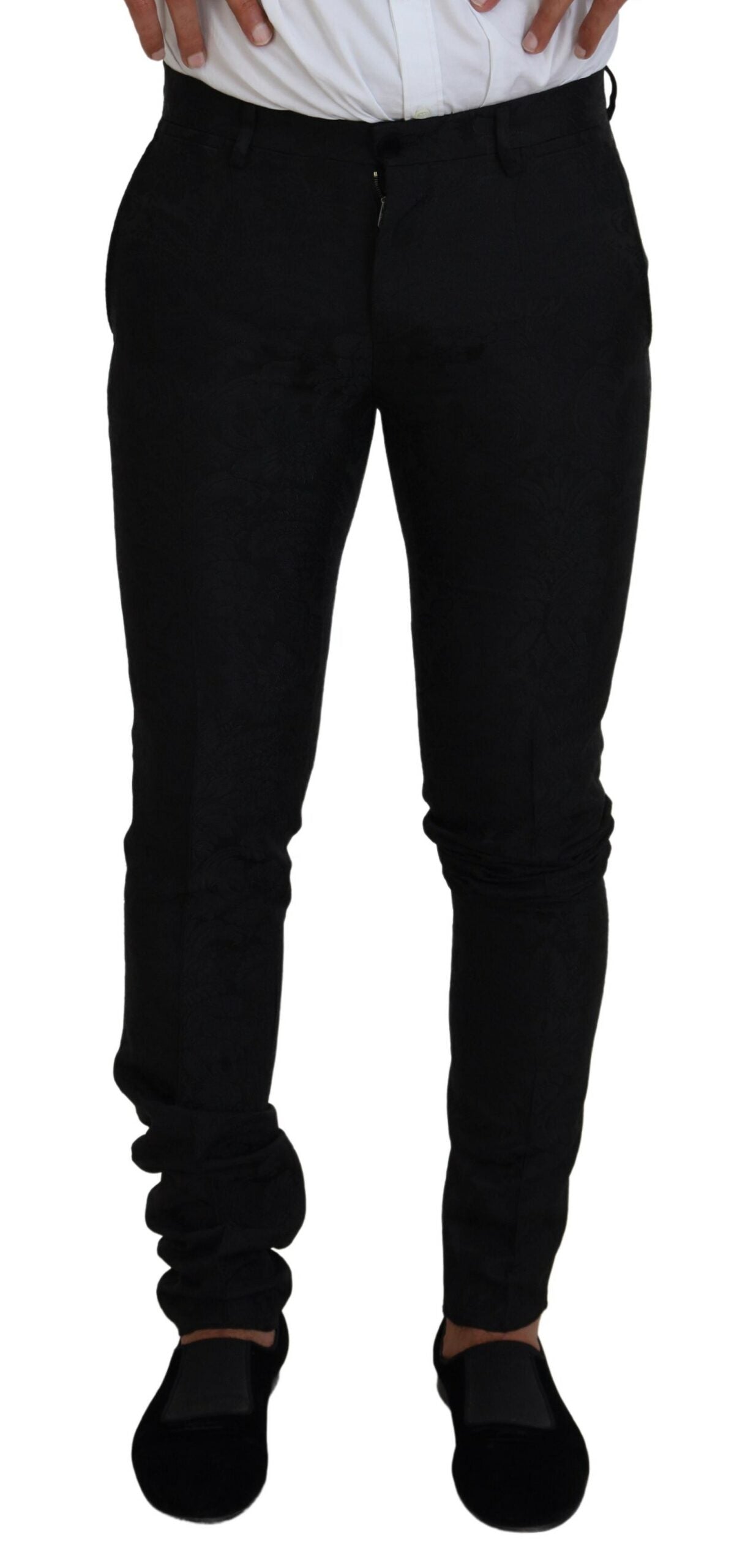 Dolce & Gabbana Black Polyester Men 2 Piece MARTINI Suit | Regal Royce