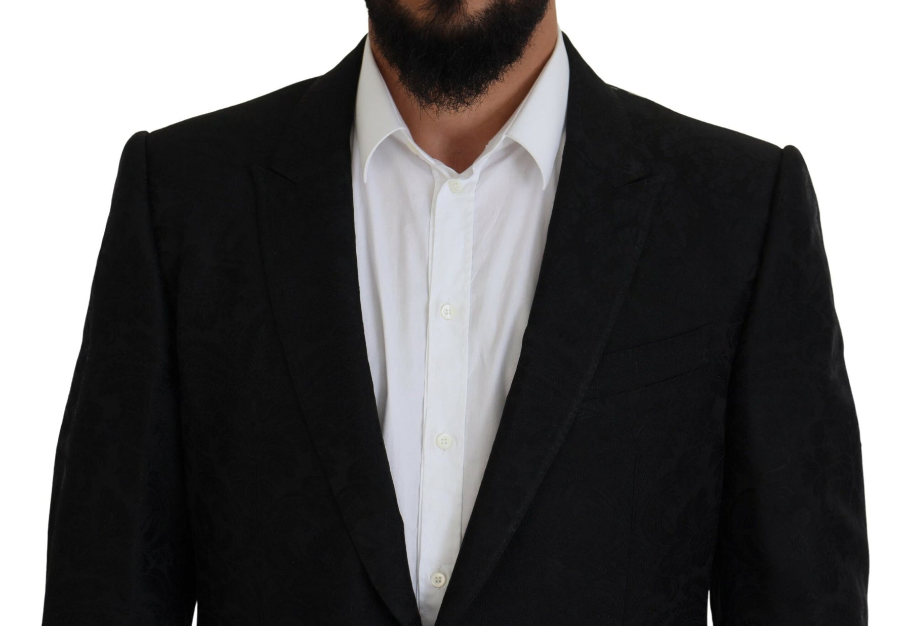 Dolce & Gabbana Black Single Breasted 2 Piece MARTINI Suit | Regal Royce