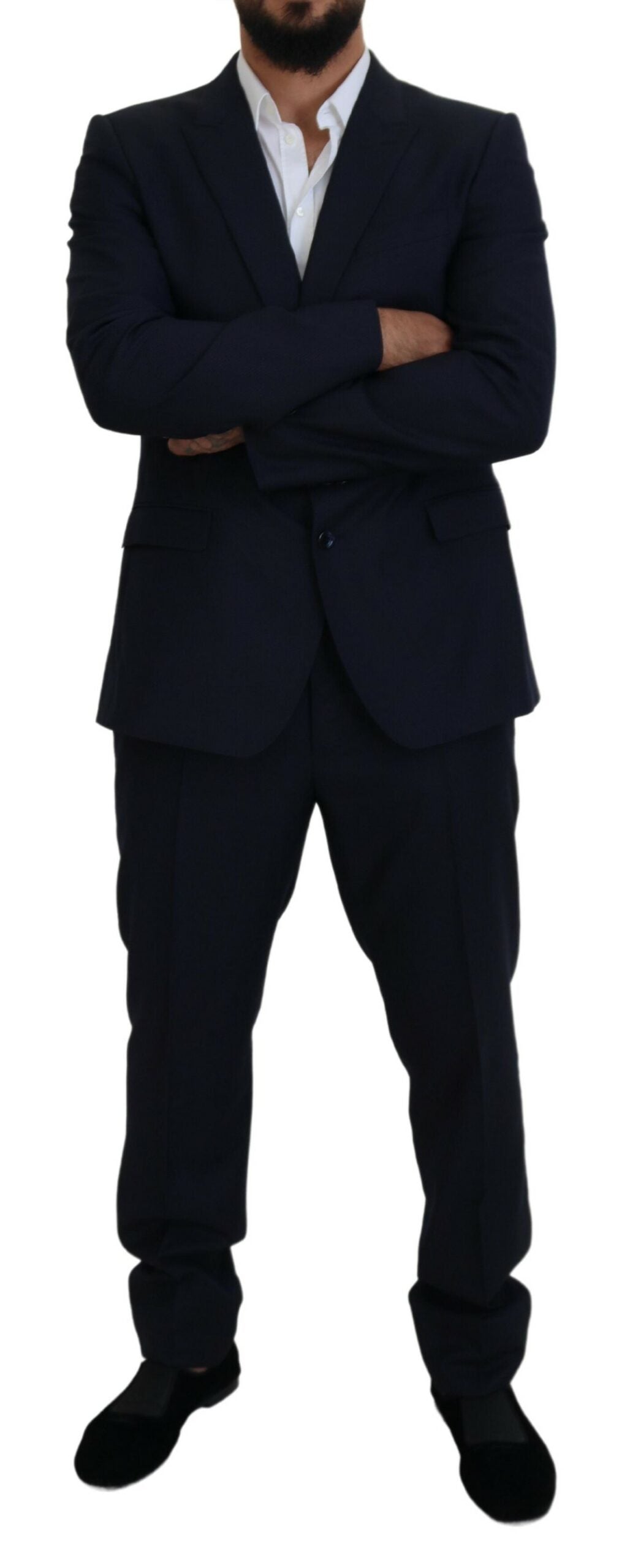 Dolce & Gabbana Blue Single Breasted 2 Piece MARTINI Suit | Regal Royce