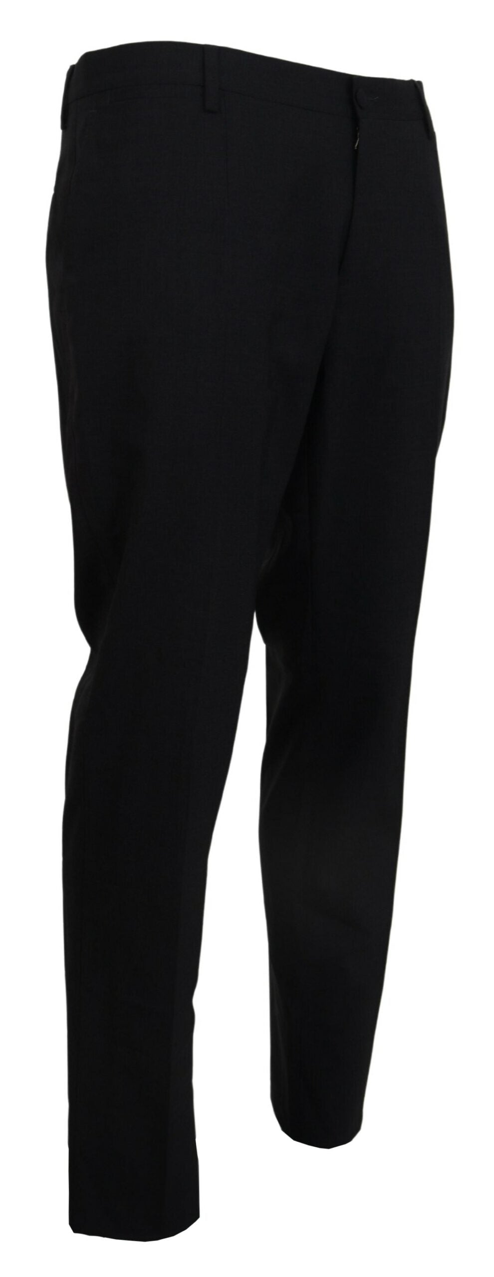 Dolce & Gabbana Gray Wool Stretch Dress Formal Slim Fit Pant | Regal Royce