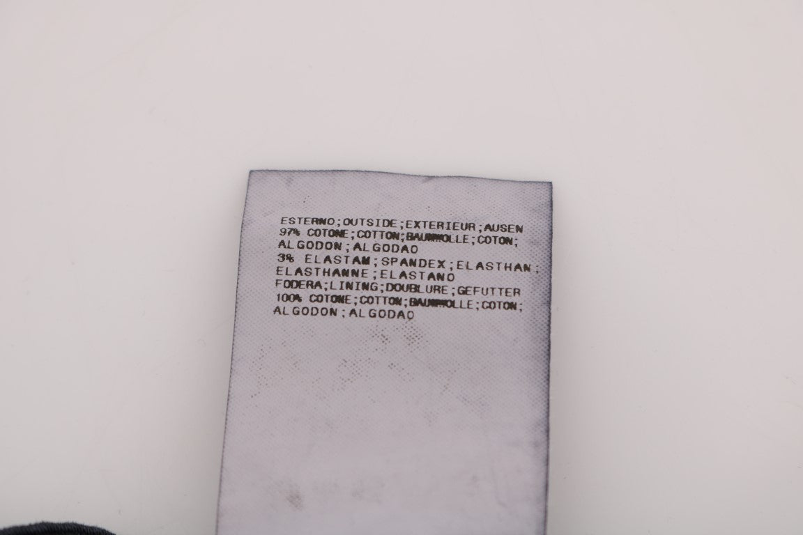 GF Ferre Blue Cotton Stretch Chinos Pants | Regal Royce