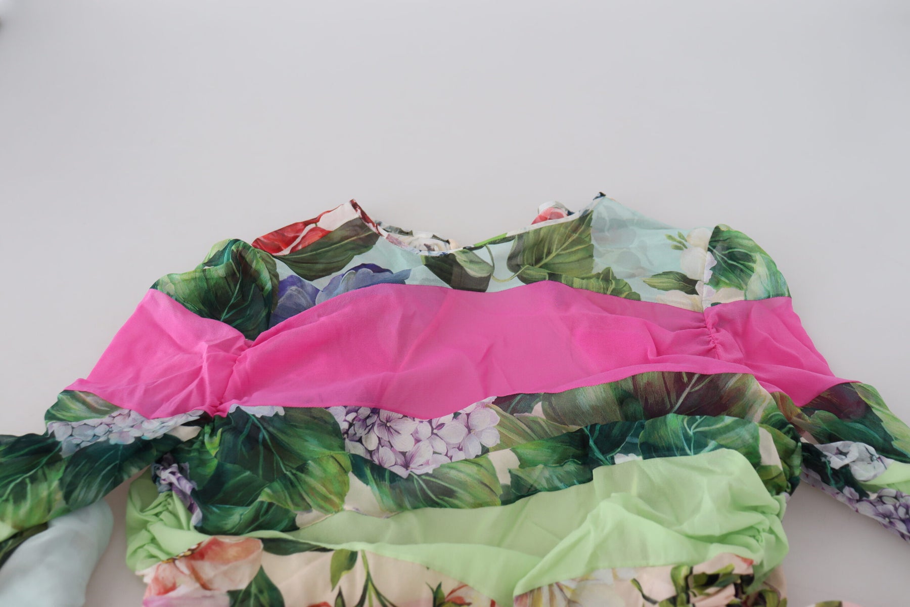 Dolce & Gabbana Multicolor Silk Floral Bodycon Sheath Dress | Regal Royce