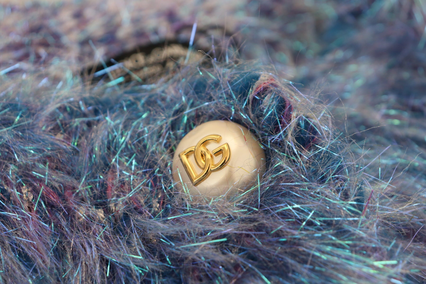 Dolce & Gabbana Multicolor Polyester Fringes Coat Jacket | Regal Royce