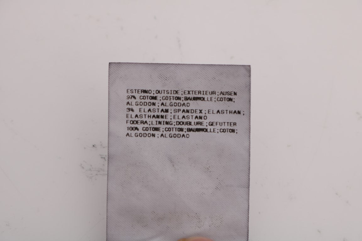 GF Ferre Gray Cotton Stretch Chinos Pants | Regal Royce