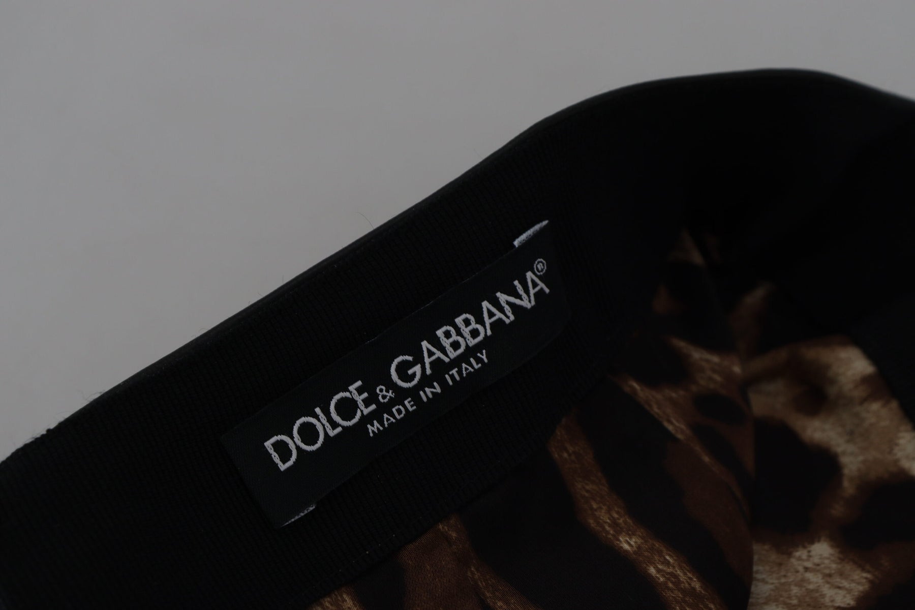 Dolce & Gabbana Black Lambskin Leather A-line Mini Skirt | Regal Royce
