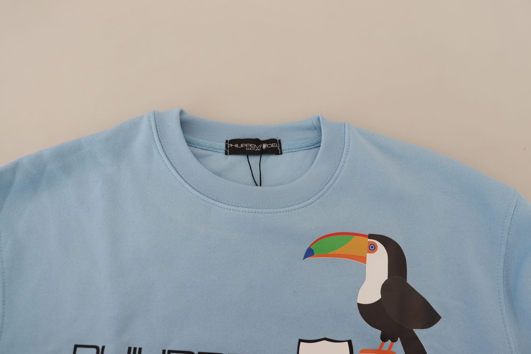 Philippe Model Light Blue Logo Printed Long Sleeves Sweater | Regal Royce