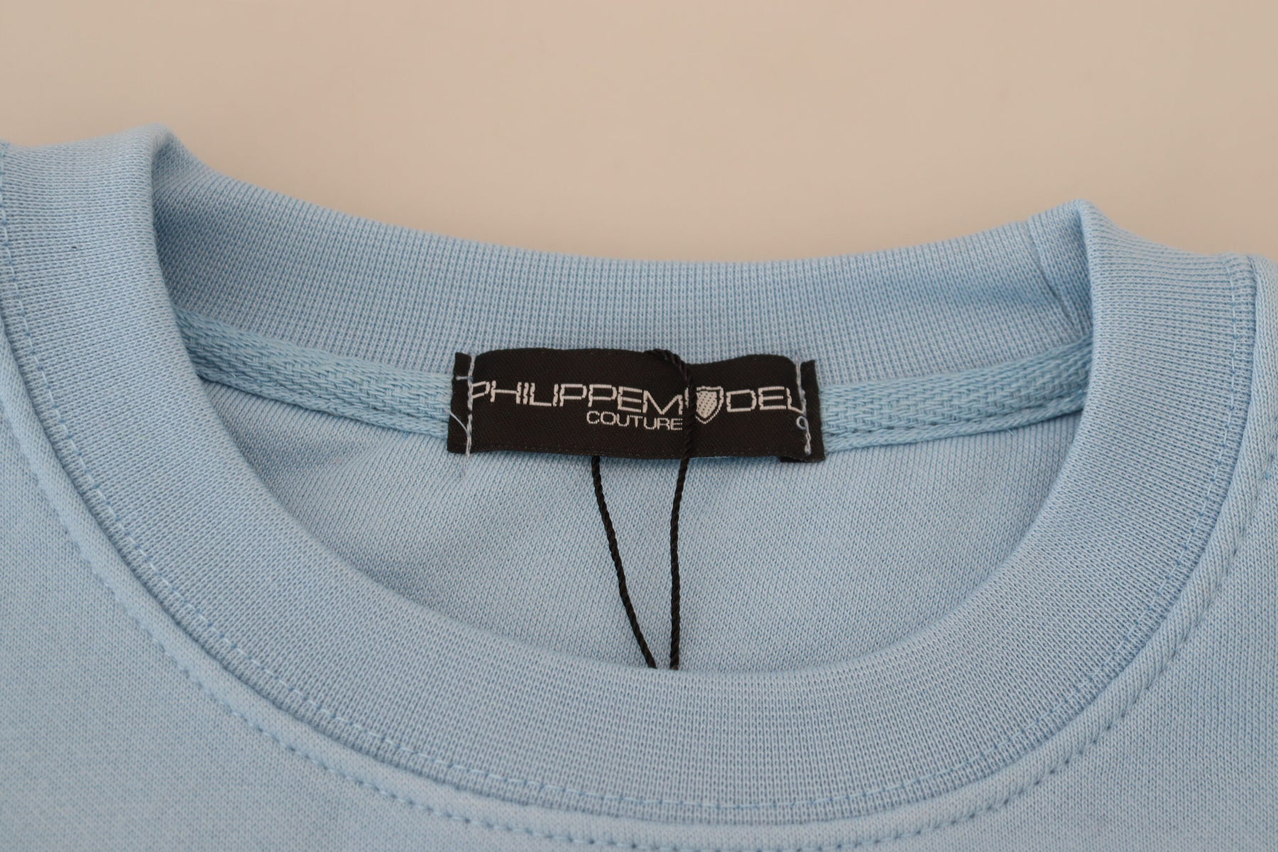 Philippe Model Light Blue Logo Printed Long Sleeves Sweater | Regal Royce