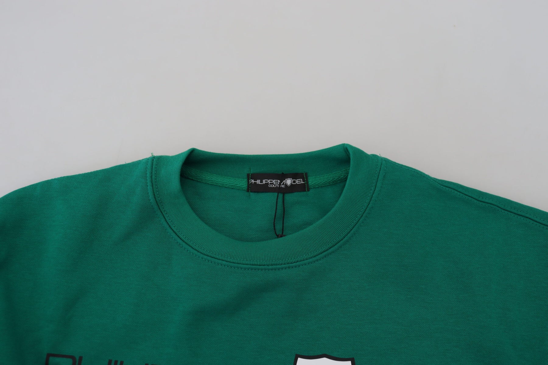 Philippe Model Green Printed Long Sleeves Pullover Sweater | Regal Royce