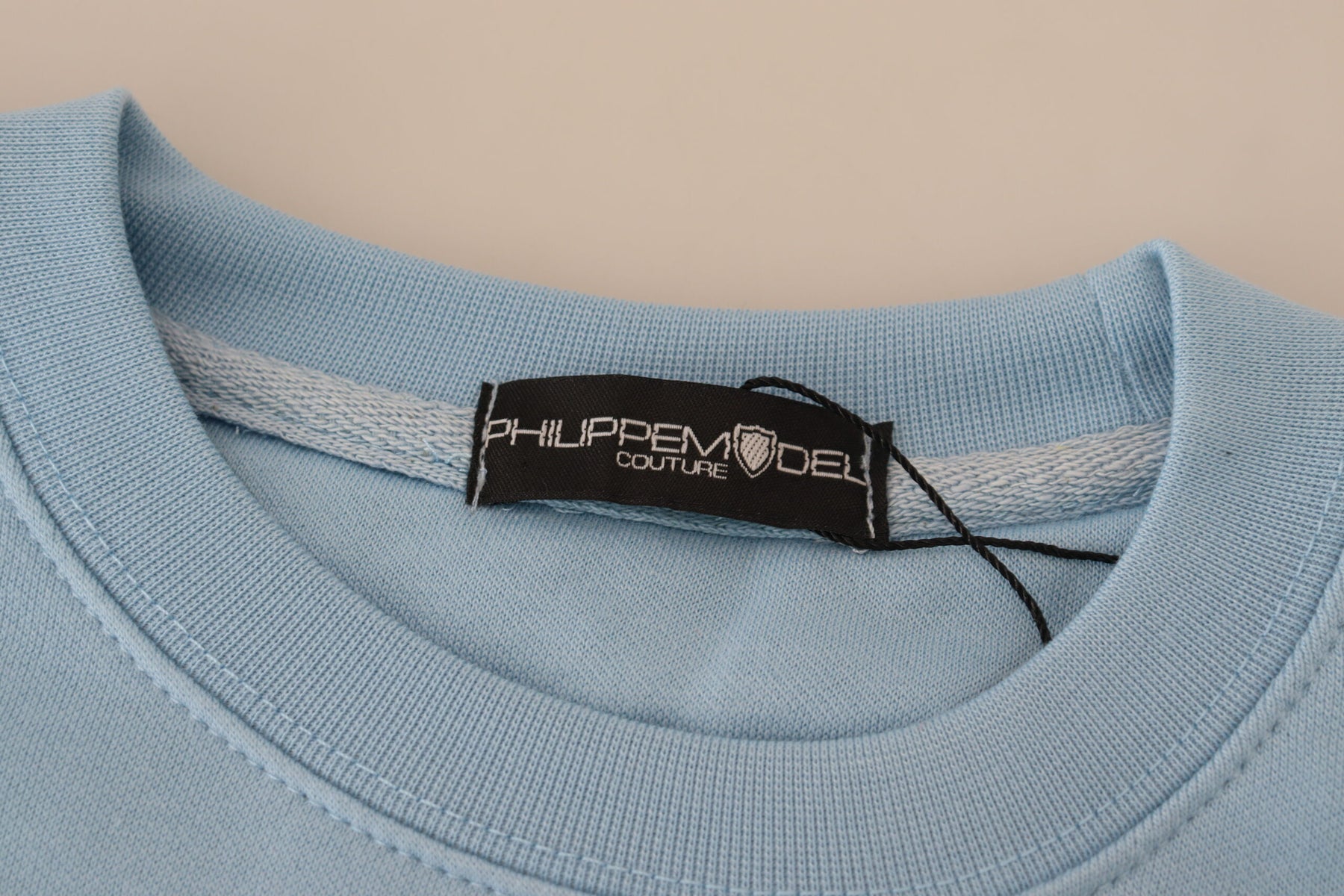 Philippe Model Light Blue Logo Printed Long Sleeves Sweater | Regal Royce