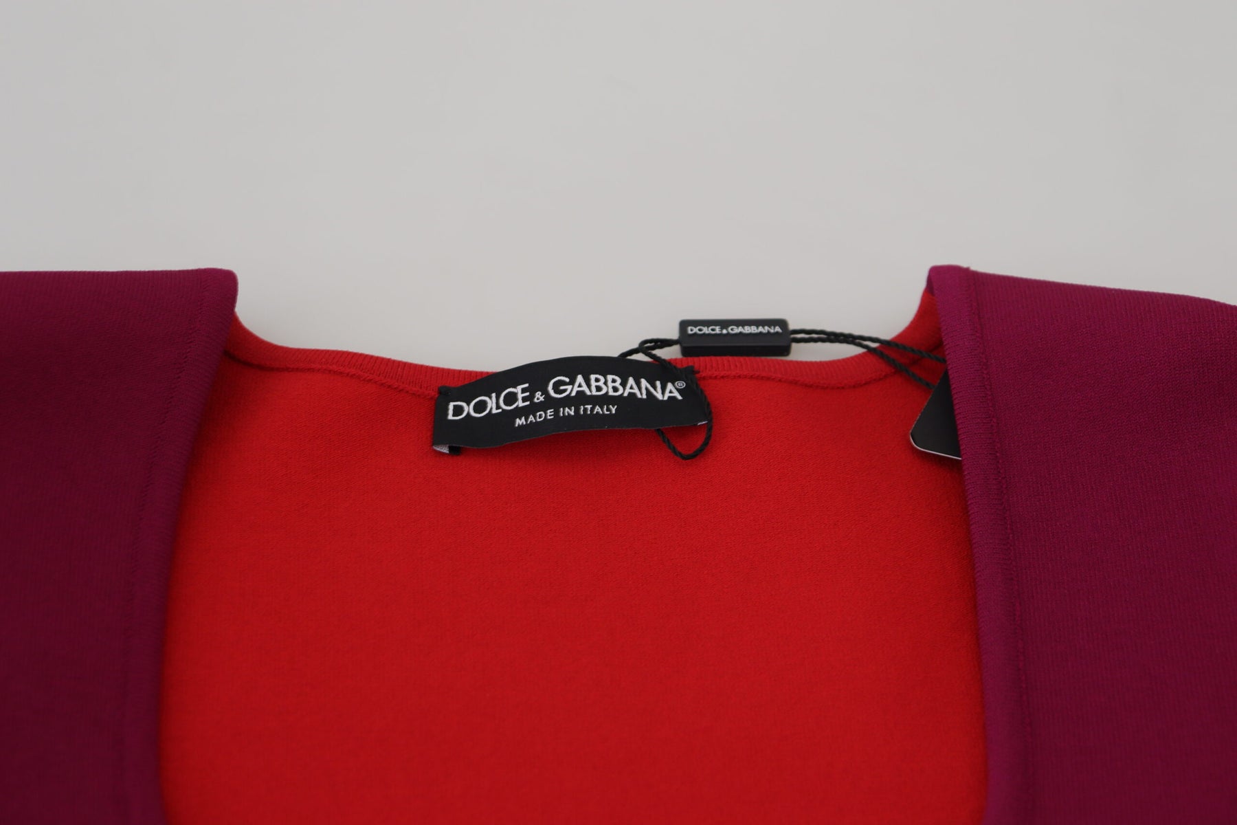 Dolce & Gabbana Multicolor Viscose Square Neck Pullover Sweater | Regal Royce