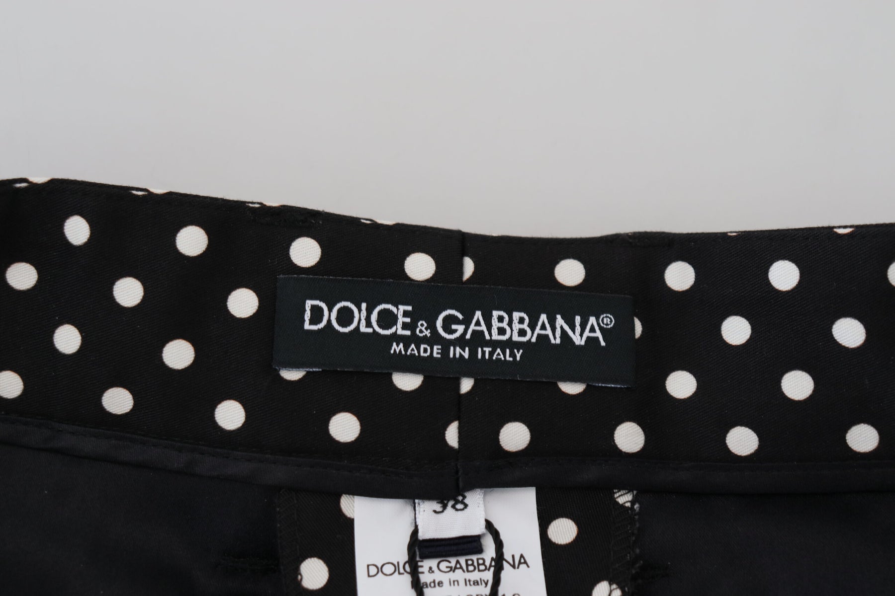 Dolce & Gabbana Multicolor Polka Dots High Waist  Pants | Regal Royce