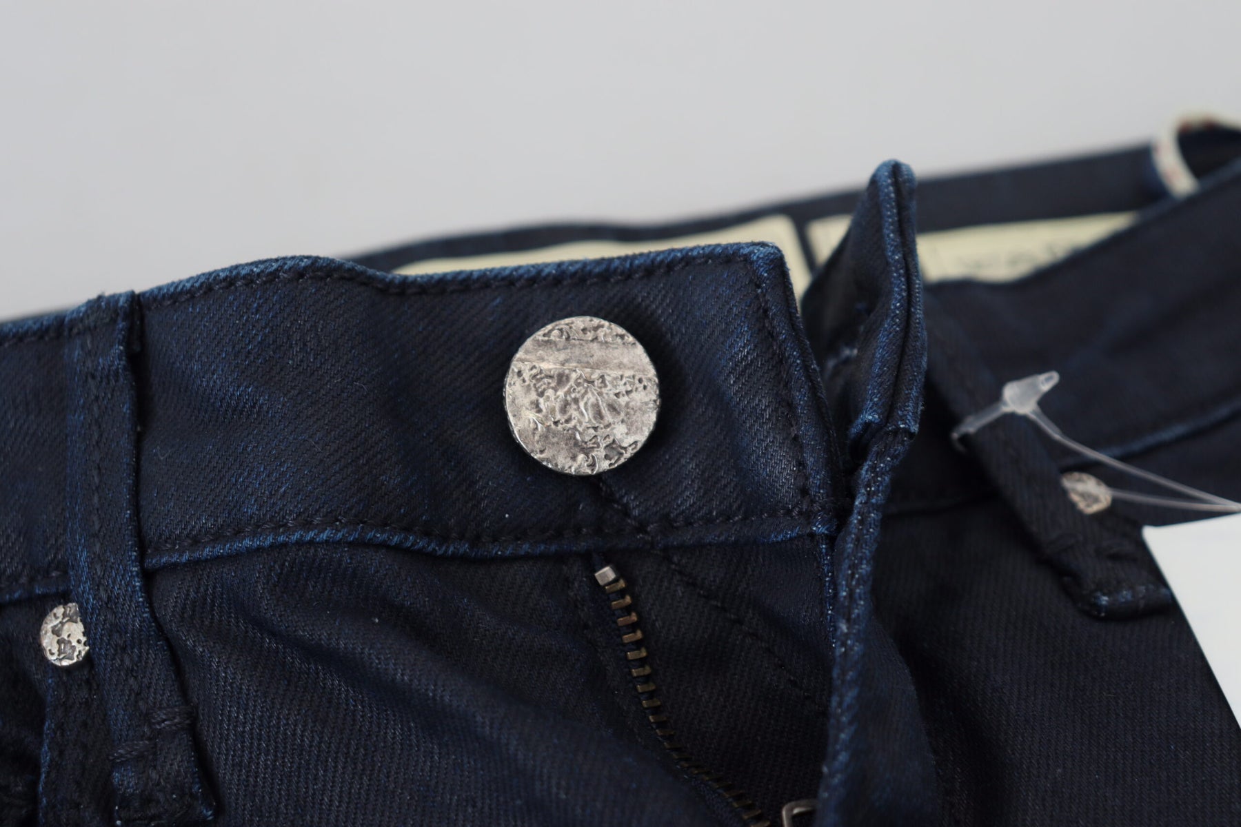 Acht Blue Cotton Low Waist Slim Fit Women Casual Denim Jeans | Regal Royce