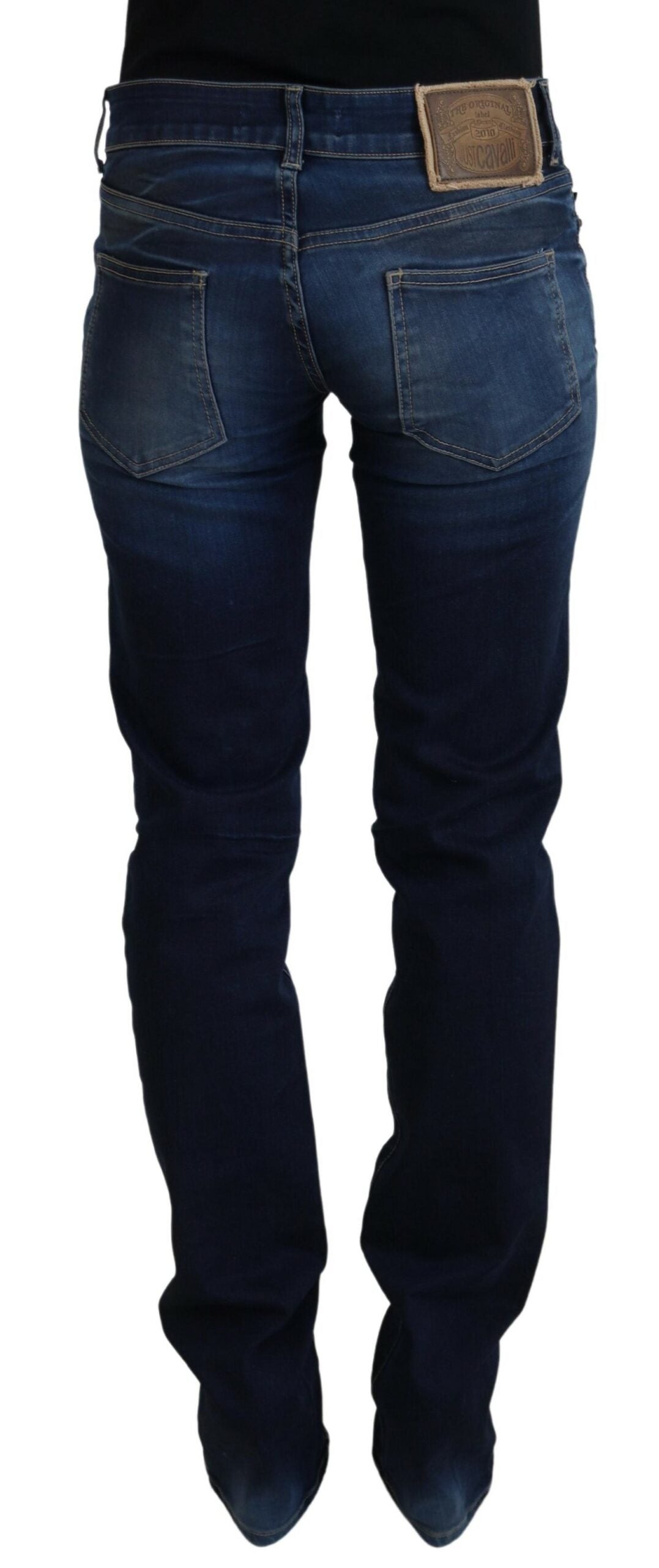Just Cavalli Blue Cotton Women Casual Denim Jeans | Regal Royce