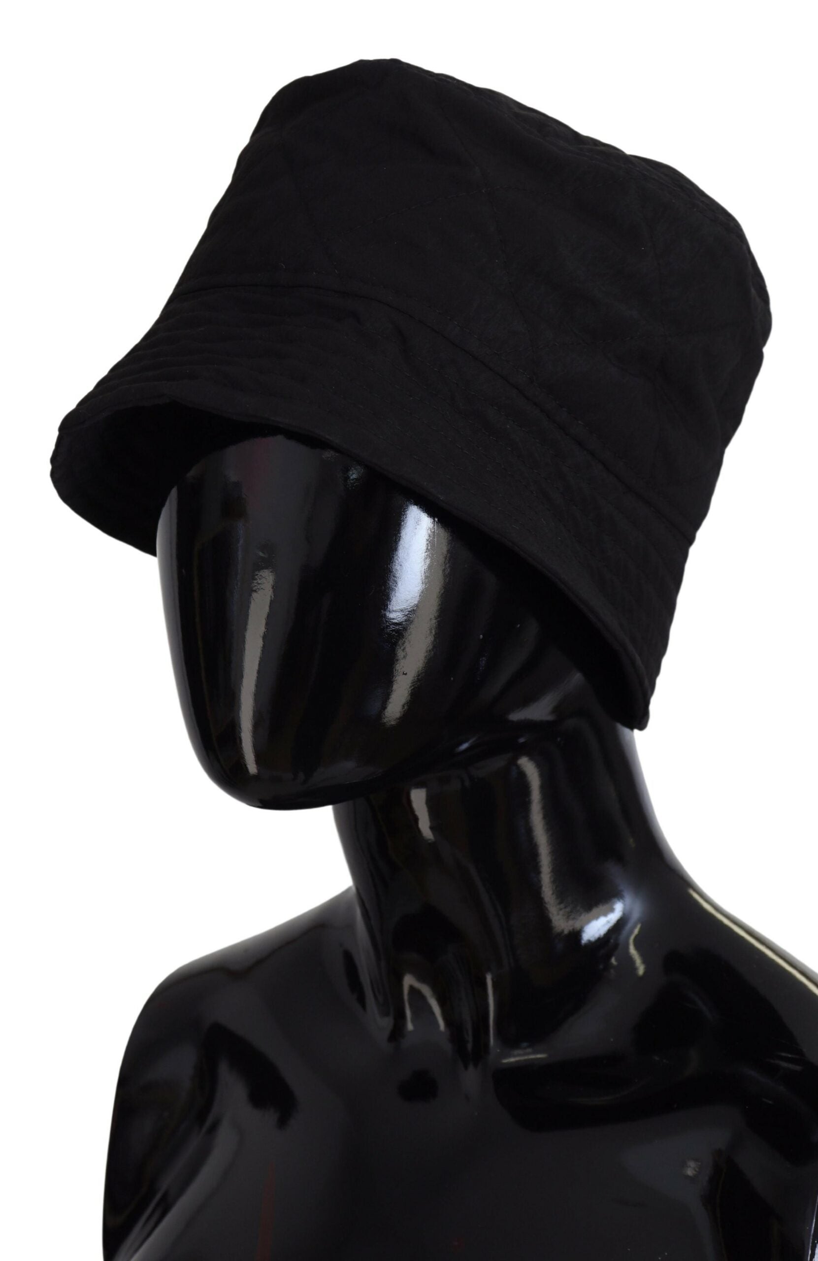 Dolce & Gabbana Black Nylon Women Bucket Cap Hat | Regal Royce